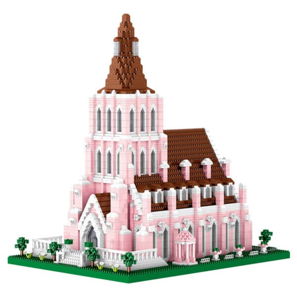 Building Blocks High Difficulty Huge Type Over 18 Years Old Building Patchwork Wedding Manor - Image 2