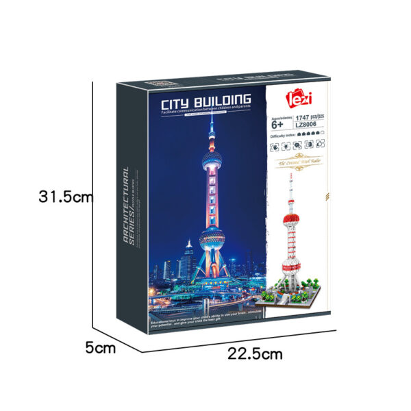 Pearl Tower Model Microparticle Assembling Building Blocks - Image 4