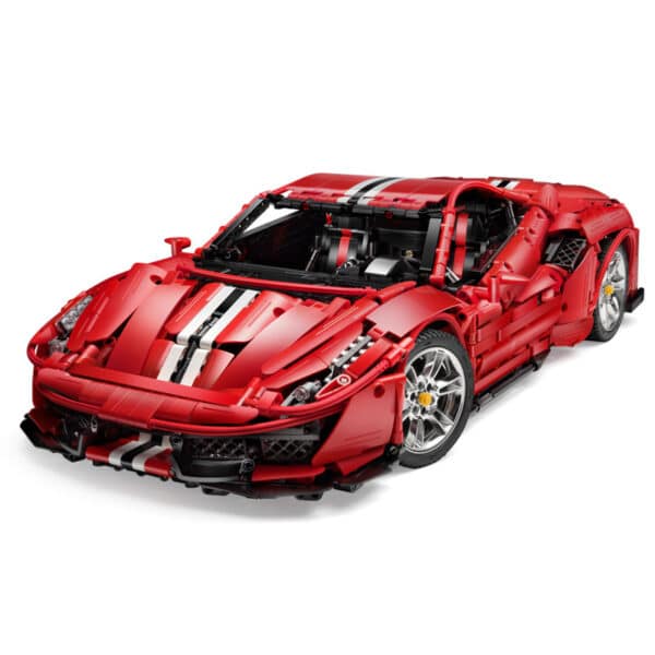 Building Blocks Sports Car Assembled Remote Control Toys - Image 2