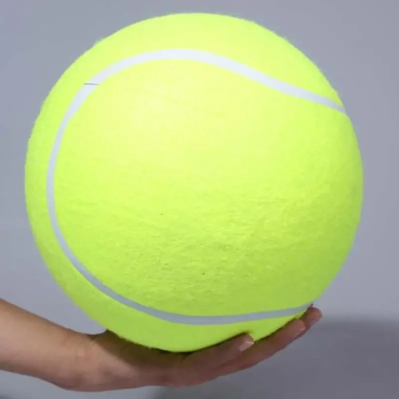 7/8/9.5Inch Dog Tennis Ball Giant Pet Toys for Dog Chewing Toy Signature Mega Jumbo Kids Ball Training Supplies Dropship Plush 1