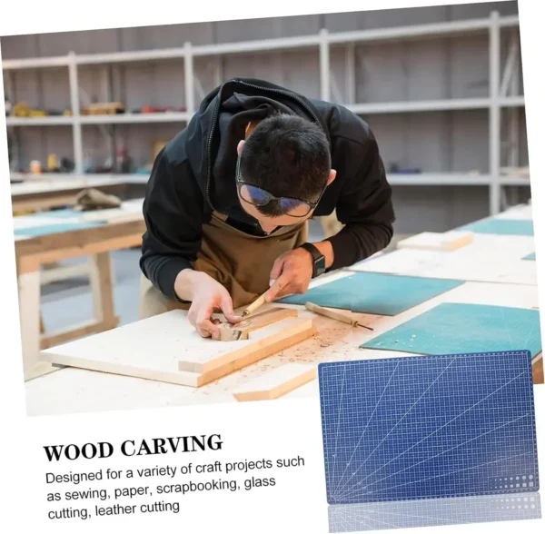 A3 A4 A5 PVC Cutting Mat Workbench Patchwork Sewing Manual DIY Knife Engraving Leather Cutting Board Single Side Underlay 5