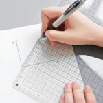 Transparent Ruler Board A4 B5 Students Writing Desk Pad PVC Grid Sewing Cutting Mats Drawing Clipboard Measuring Supplies 1