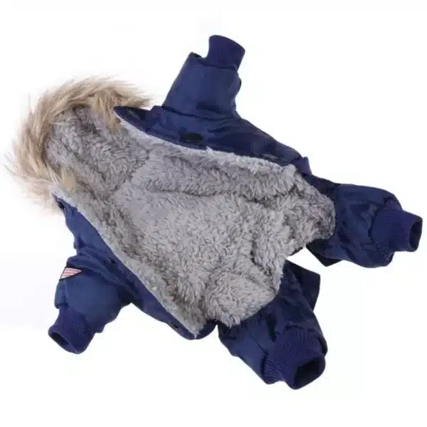 Warm Dog Coat Jacket Four Legs Jumpsuit Pants Apparel Winter Waterproof Pet Dog Clothes Fashion for Chihuahua Yorkie 4