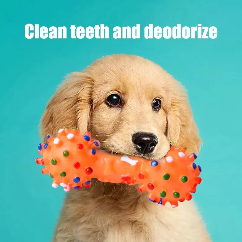 1PC Dog Chew Toy Natural Rubber Safety and Environmental Protection Flexible Bite Resistance Clean Teeth 1