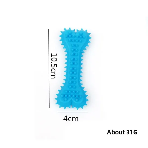 1PC Pet Chew Toy Soft Rubber Bite-resistance Bone Shape Teeth Grinding Chewing Toys for Small Dogs Training Pet Supplies 6