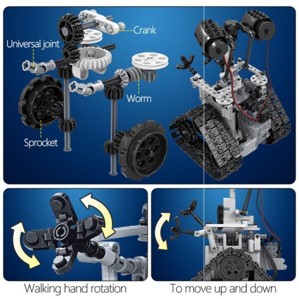 Robot electric block control block boy toy building blocks - Image 2