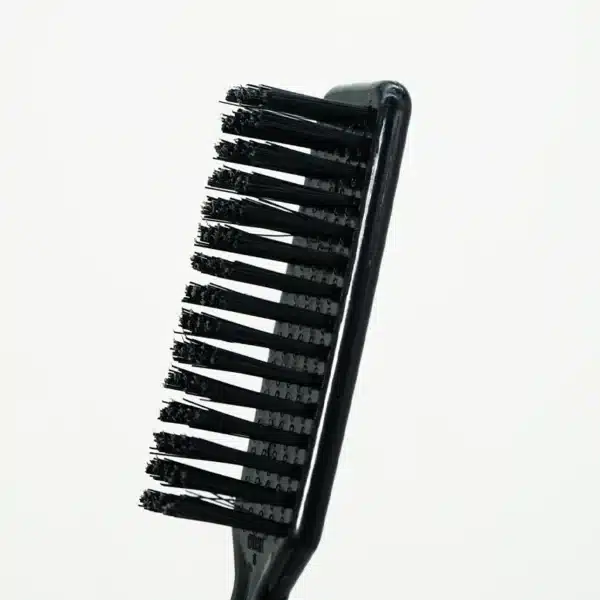 Black Small Beard Styling Brush Professional Shave Beard Brush Barber Vintage Oil Head Shape Carving Cleaning Brush 6