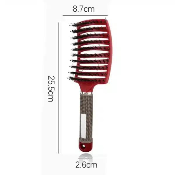 Fluffy High Skull Top Rib Comb Girl Blow Hair Curl Styling Artifact Meridian Massage Air Cushion Comb Home Comb 4