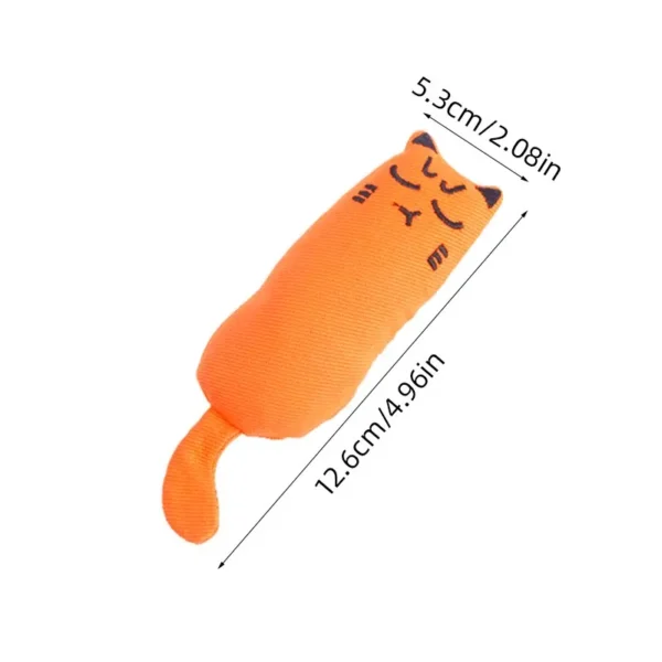 Catnip Toys Cute Thumb Plush Pillow Teeth Grinding Bite-resistant Teasing Relaxation Cat Chew Toy Pet Accessories 6