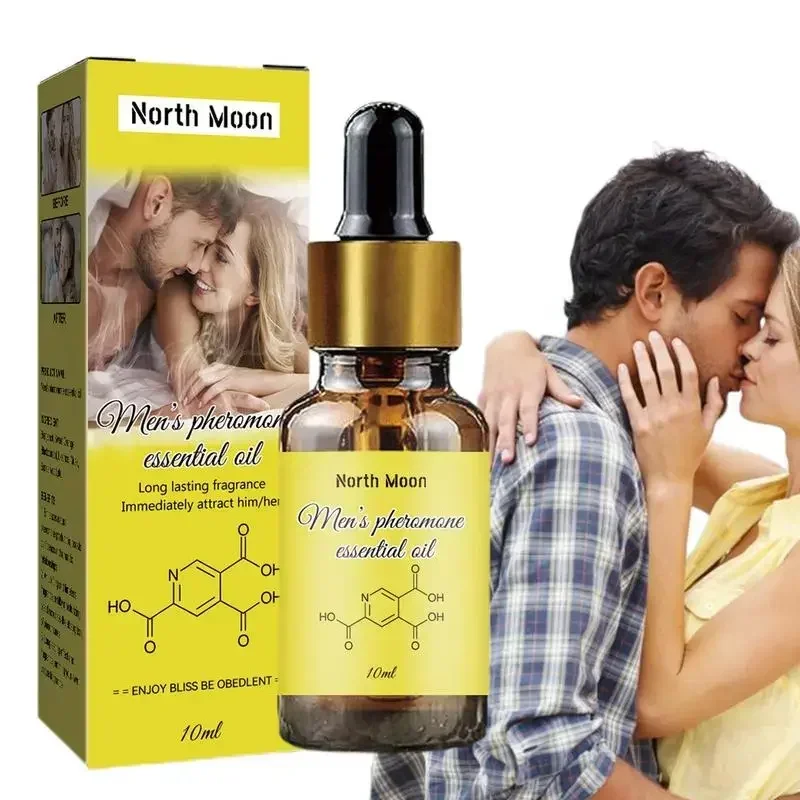 10ml Men's Pheromone Essential Oil Long Lasting Natural Refreshing Body Essence Fragrance Attracts Women Into Fragrances New 1