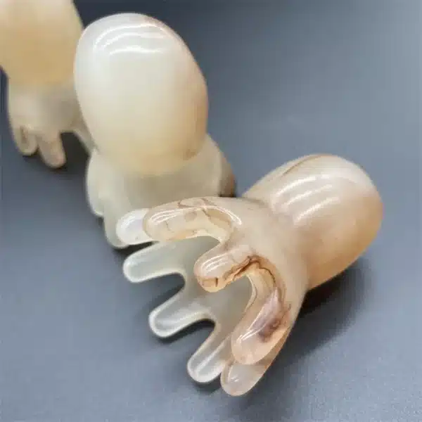 Resin Octopus Comb Head Massager Meridian Scraping Scalp Massage Brush Acupuncture SPA Gua Sha Health Massage Tool 2