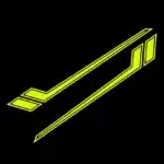 Motorcycle Front Fender Comb Universal Stickers Motor Body Reflective Waterproof Decal For Yamaha R1 R3 Mt07 Mt09 1