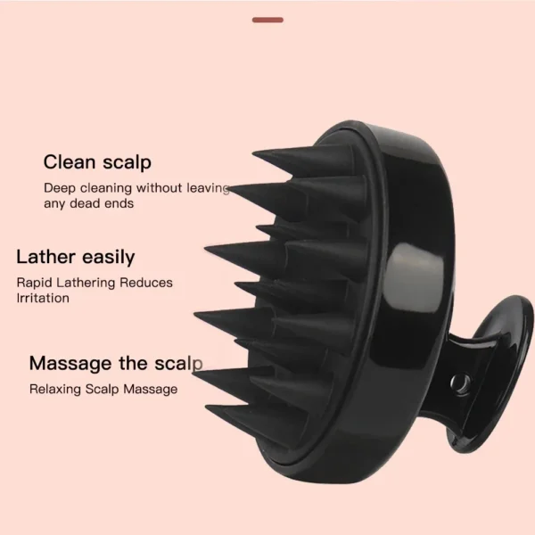 Silicone Scalp Massage Comb - Soft Hair Washing Brush for Growth, Shampoo & Shower, Gentle Scalp Massager for Hair Care 5