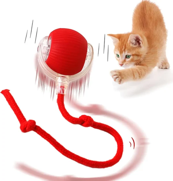 Automatic Rolling Ball Interactive Ball Cat Toys Pet Supplies Electric Dog and Cat Training to Imitate Rat Rechargeable Products 1