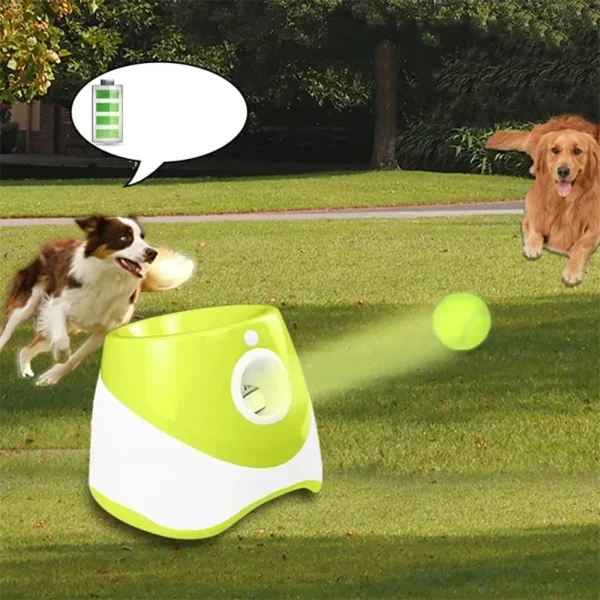 Dog Tennis Ball Launcher Dogs Chase Automatic Toys Automatic Fun Interactive Machine Fun Interactive Catapult Throw Rechargable 6