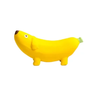 Dog Sounding Toy Banana Shape Latex Squeaky Pet Dog Toy Bite-resistant Chewing Toys Interactive Toys Pet Supplies 1