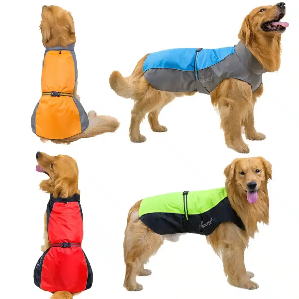 Pet Dog Rain Coat Waterproof Jackets Breathable Assault Raincoat for Small Big Dogs Cats Apparel Clothes Pet Supplies 8XL 9XL 1