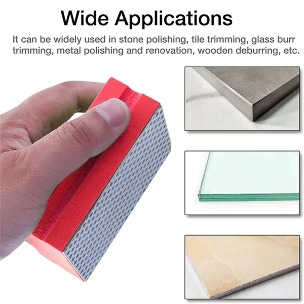 Glass Tile Stone Cutting Collapse Porcelain Trimming Tool Polishing Deburring Wipe Board Diamond Diamond Hand Wipe Manual Tool 4