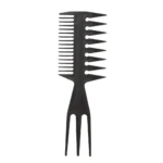 3-In-1 Plastic Combs Thin Wide Tooth Detangling Hair Comb for Women Anti-static Comb for curly hair Hairdressing Styling for Men 1