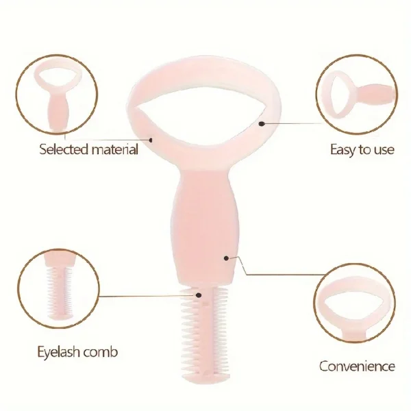 3Pcs Eye Makeup Stencils DIY Eyeliner Eyelash Model Beginner Eye Makeup Helper Device Mascara Eyelash Comb Applicator 2