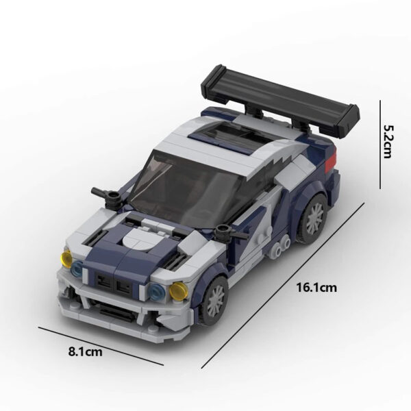 MOC Building Blocks Assembled Educational Toys Speed8 Grid Model Car Boy - Image 7