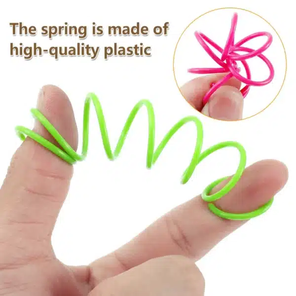 16pcs Cat Springs Toys Kitten Coil Spiral Pet Interactive Gauge Plastic Spring Toy Colorful Springs Cat Pet Toy Products 5