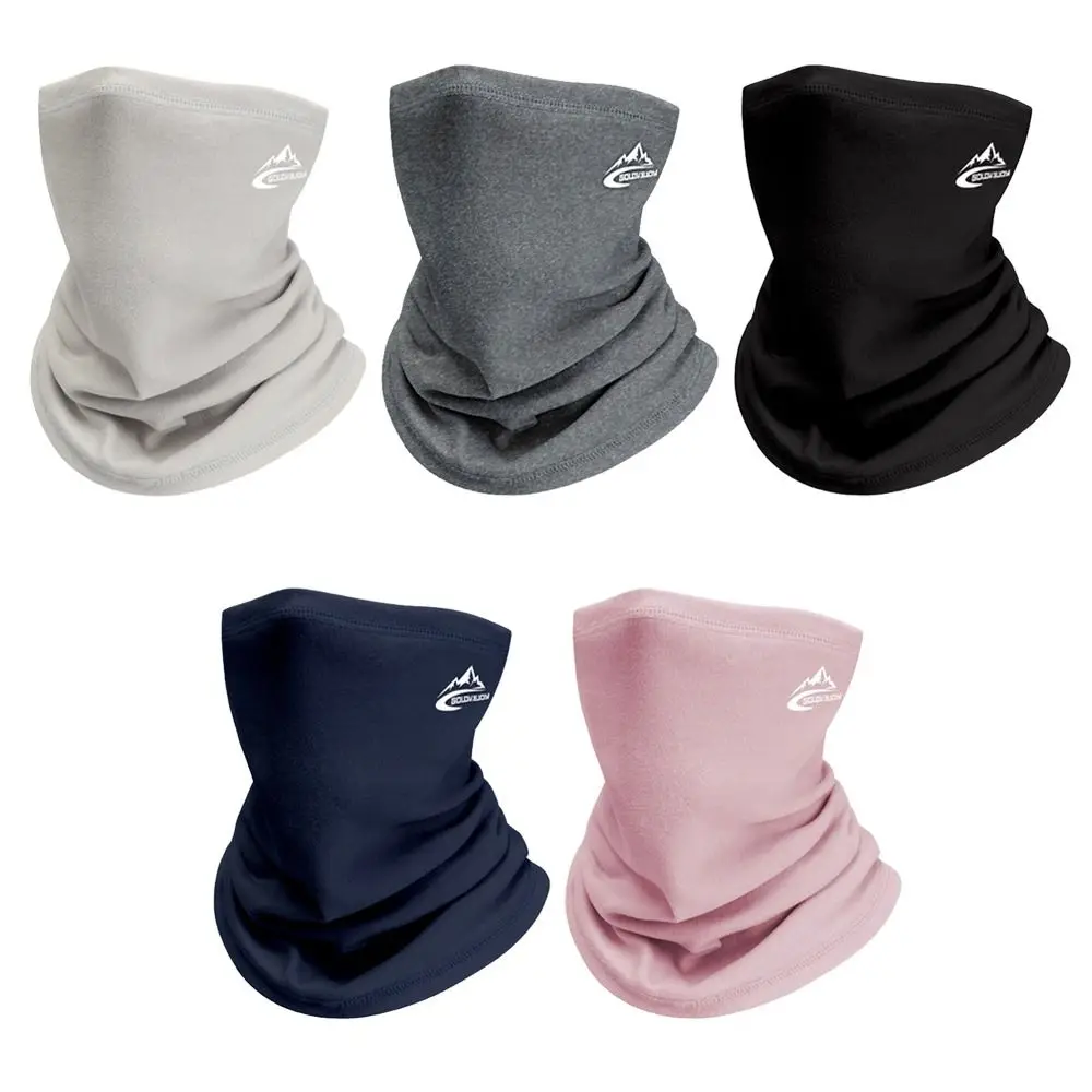 1/2pcs Running Velvet Thermal Neck Warmer Ski Riding Snowboard Scarf Men Women Winter Sports Hiking Cycling Bandana 1