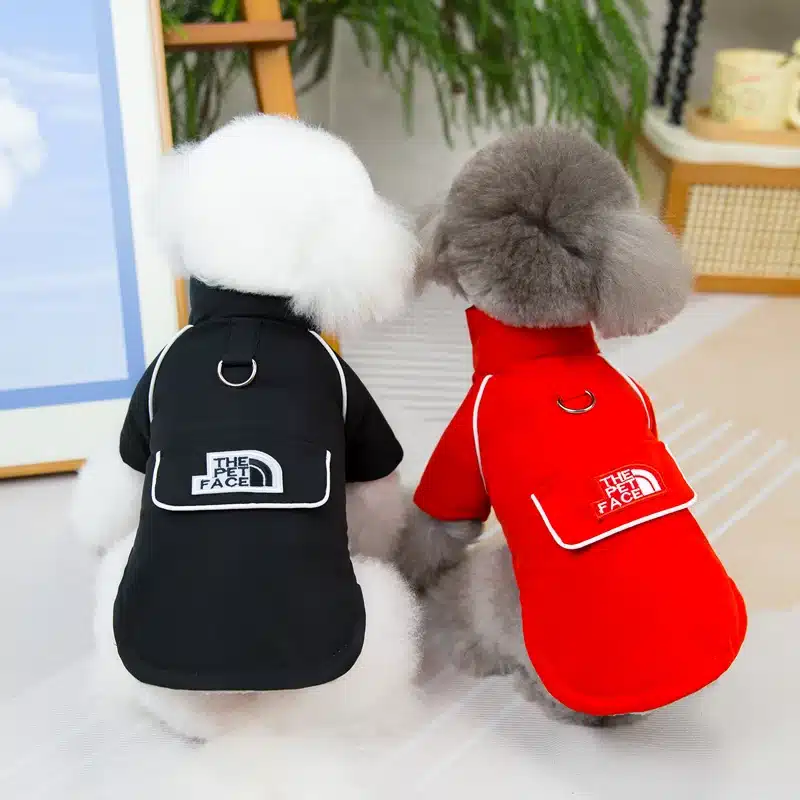 Winter Pet Cotton Clothes for Small Dogs Cats Waterptoof Jacket Coat Warm Fleece Puppy Yorkies Clothing French Bulldog Apparel 1