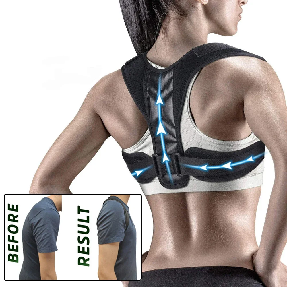 Back Posture Correction Belt Hunchback Corrector Adult Men and Women Sitting Posture Correction Belt Shoulder Straight Back 1