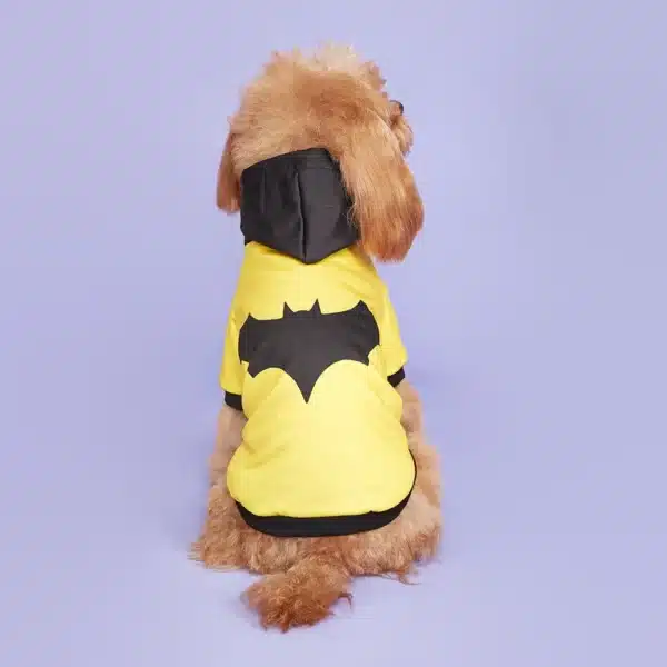 Pet Dog Cat Halloween Hoodies Bat Cute Shirt Dog Sweatshirts Apparel Comfortable Pet Turtleneck Puppy for Halloween  Holiday Par 2