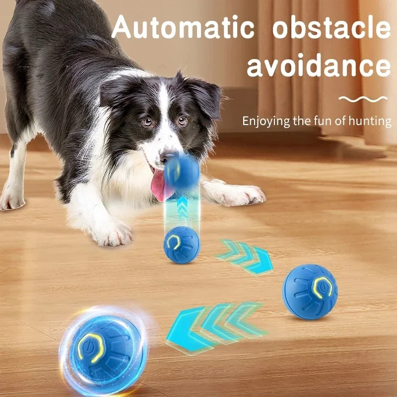 Smart Dog Toy Ball Electronic Interactive Pet Toy Moving Ball USB Automatic Moving Bouncing for Puppy Birthday Gift Cat Products 1