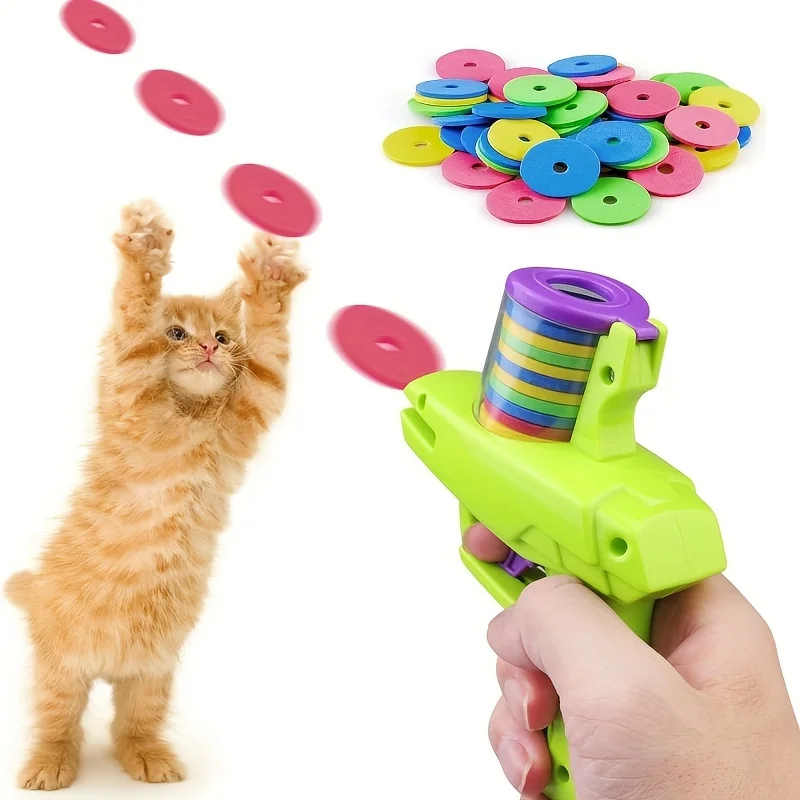 with 15pcs Reusable Soft bullets Pet Hunting Interactive Toy Dog Cat Pet Supplies Funny Cat Toys Creative Turnip Gun 1