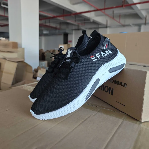 Spring White Casual Shoes Breathable Non-slip Walking Sneakers Men Shoes Outdoor 2024  Comfortable Fashion Lace Up Running Shoes 4
