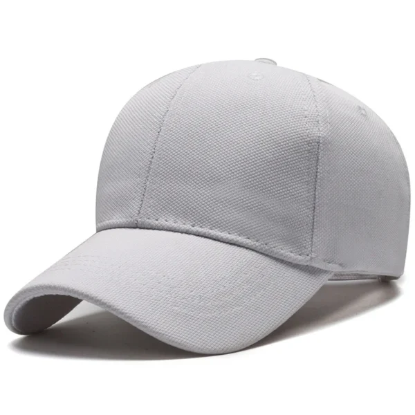 Pineapple Cloth Light Plate Simple Hat Men'S Casual Baseball Cap Fashion Visor Hat Minimalist Female Cap, Big Head Circumference 6