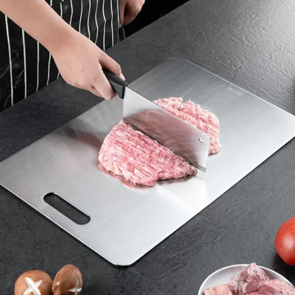 Thickened Stainless Steel Cutting Board Antibacterial and Mildew-proof Household Cutting Board Kitchen Kneading Dough Board 2