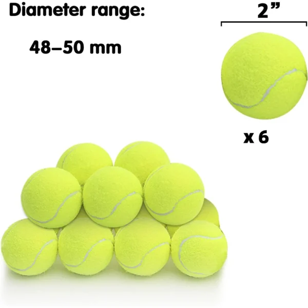 6 PCS Tennis Launcher Special 5cm Ball DogElastic Professional Tennis Throw MachinePortable Toy Only The Ball No Machine 2