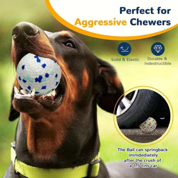 1pc Dog Toy Durable Crew Ball Pet Grinding Teeth Toy For Dog Interactive Supplies Chew Pet Interactive Supply Accessory 5