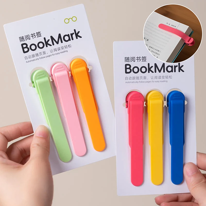 1/3/6pcs Smart Bookmark Silicone Book Mark Book Spare Parts Accessories Parts For Reading Lovers Bookmarks For Men Women 1