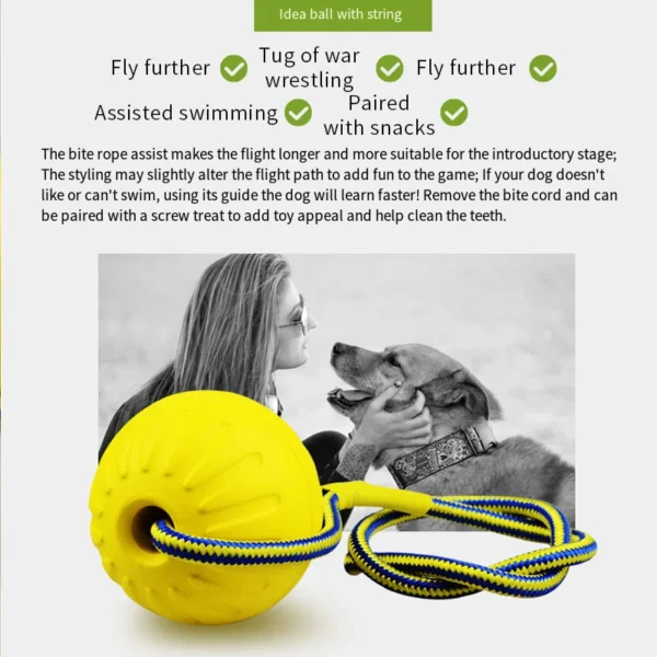 7/9cm Indestructible Solid Rubber Ball Pet Dog Training Chew Play Fetch Bite Toy Dog Toys For Small Medium Large Dog Interactive 3