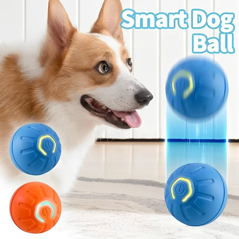 Smart Dog Toy Ball Electronic Interactive Pet Toy Moving Ball USB Automatic Moving Bouncing for Puppy Birthday Gift Cat Product 1