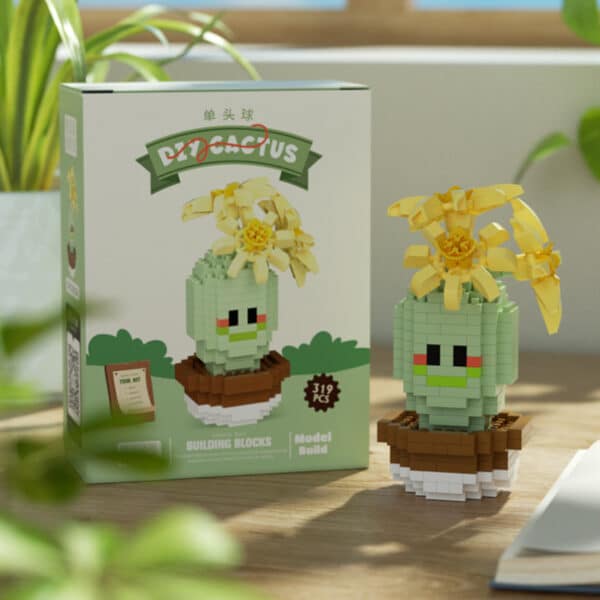 Cactus Succulent Pot Assembling Building Blocks Children's Toys - Image 8