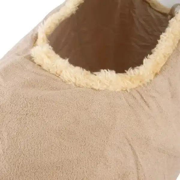 Pet Cat Tunnel Collapsible Plush Channel Foldable Suede Educational Toy Warm Winter Interactive Toys for Indoor Puppy Supplies 3