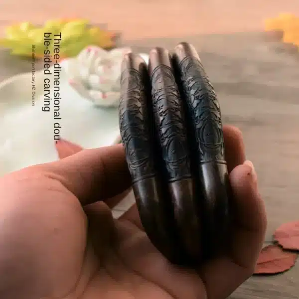Pocket Wooden Comb Natural Black Gold Sandalwood Super Narrow Tooth Wood Combs No Static Lice Beard Comb Hair Styling 5