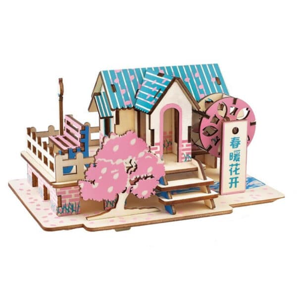 Laser craft 3D three-dimensional wooden puzzle - Image 2