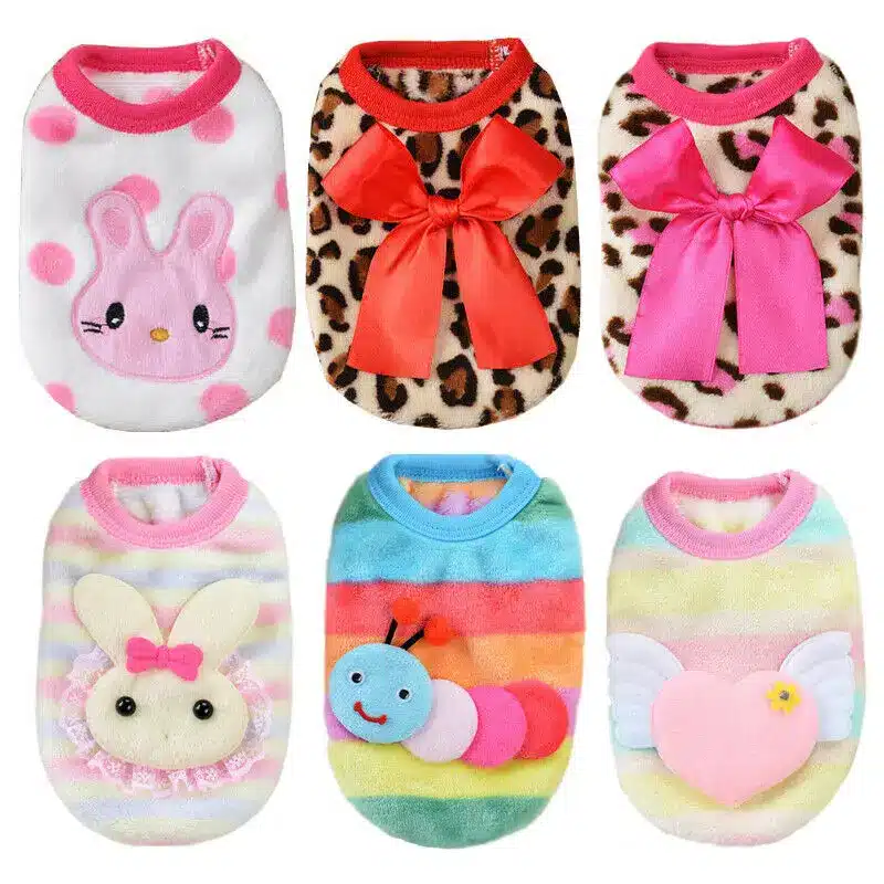 Size XXXS XXS XS Dog Pajamas Clothes Pet Costume Apparel Xmas Coat for Chihuahua Yorkie Teacup Maltese 1