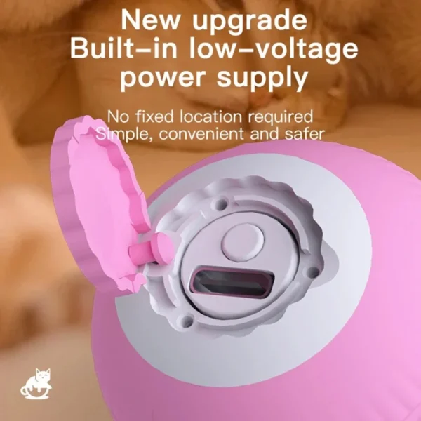 Cat Interactive Ball Training Self-moving Kitten Electric Cat Ball Toys Electronic Automatic Rolling Magic Ball Toys for Cat 6