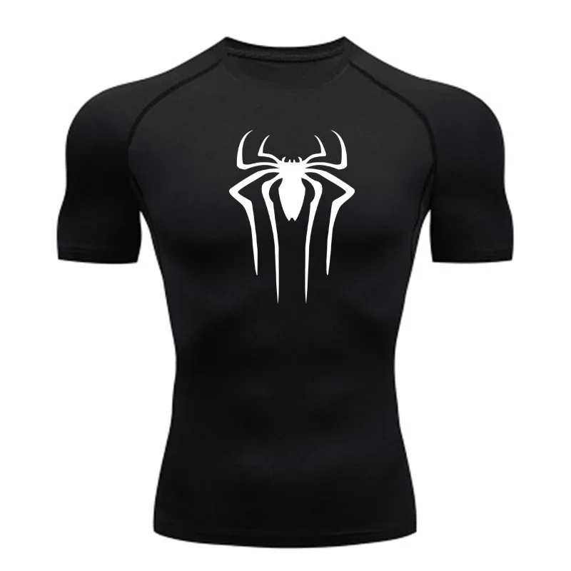 New Compression Shirt Men Fitness Gym Super Hero Sport Running T-Shirt Rashgard Tops Tee Quick Dry Short Sleeve T-Shirt For Men 1