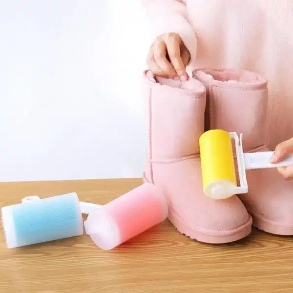 Reusable Lint Remover Washable Silicone Dust Wiper Cat Dog Comb Tool Pet Hair Remover Cleaning Brush Tools Sticky Roller Brush 2