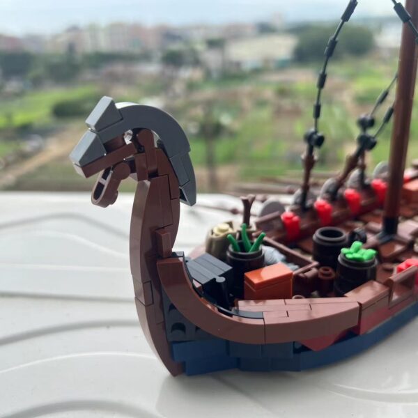 Plastic Pirate Ship Model Toy - Image 3