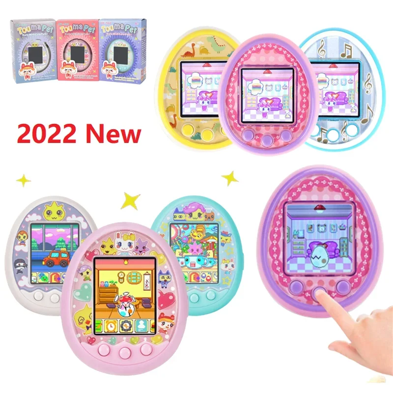 Tamagotchis Electronic Pets Toys Funny Kids Nostalgic Pet In One Virtual Cyber Pet Interactive Toy Digital Screen E-Pet Color Hd 1